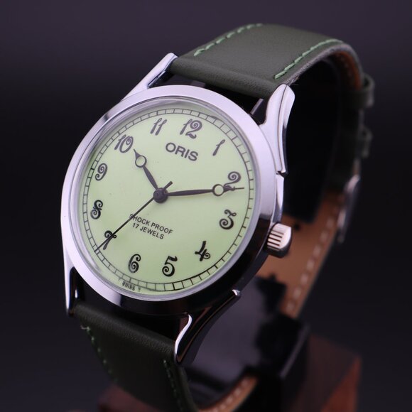 Oris Vintage Swiss 17 Jewels Hand-Wound Mechanical Men's Watch - FREE SHIPPING - Picture 2 of 12